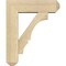 Ekena Millwork Balboa Craftsman Rough Sawn Bracket w/ Offset Brace, Douglas Fir, 6"W x 18"D x 22"H BKT0604X18X22BOA04RDF - alternate 4